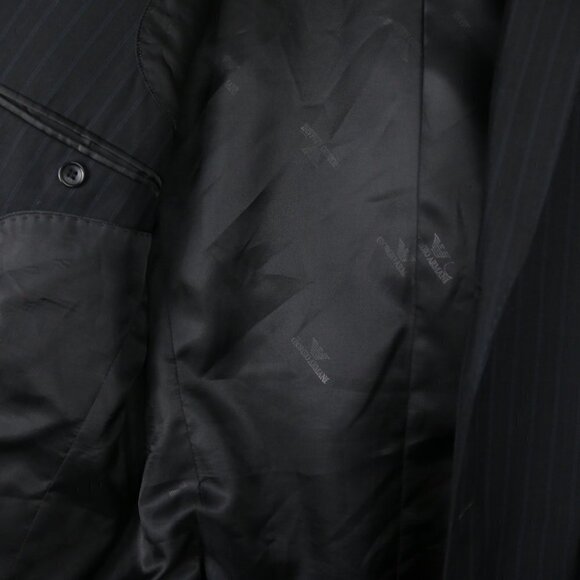 Giorgio Armani Lecollezioni Pinstripe Single Breasted Two Button Men's Blazer - Picture 8 of 9